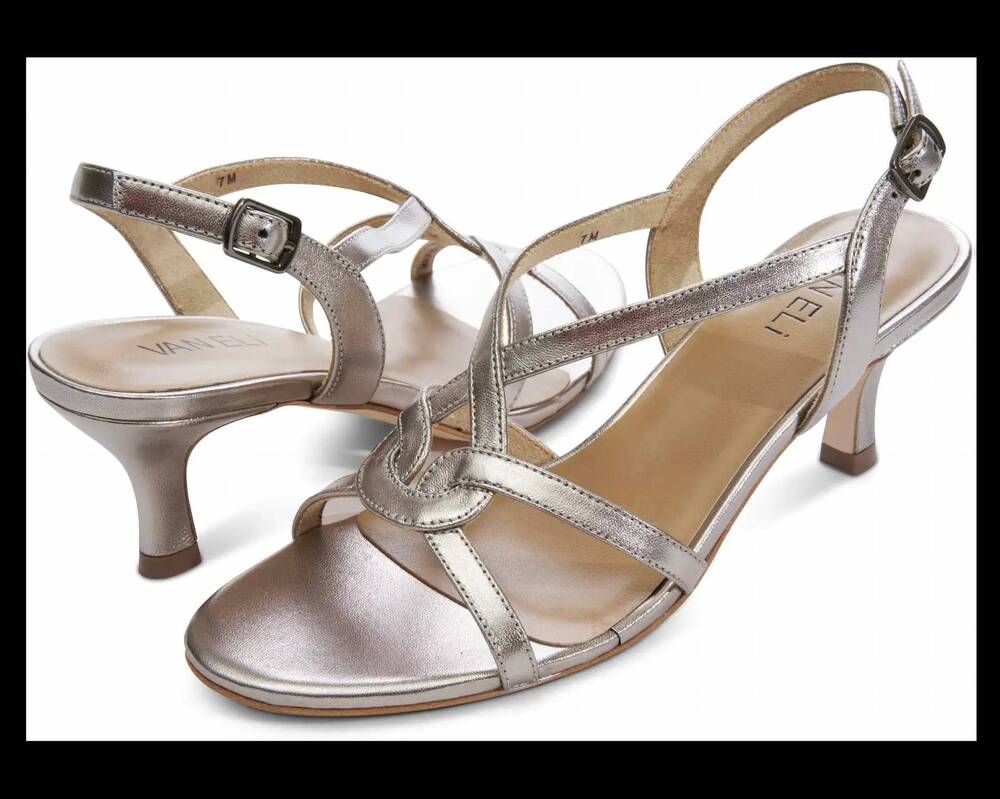 NEW VANELI women's monde heel in silver